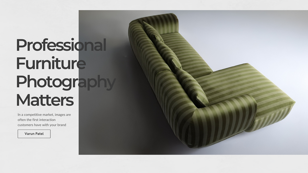 Furniture Product Photography In Ahmedabad